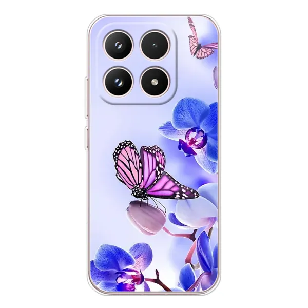 Чехол с принтом «Бабочка на цветочке» для Xiaomi 17