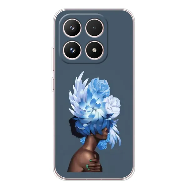 Чехол с принтом «Цветы на голове» для Xiaomi 17 Чехол с принтом «Цветы на голове» для Xiaomi 17