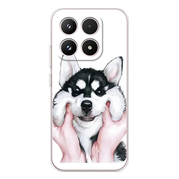 Чехол с принтом «Довольный Хаски» для Xiaomi 17
