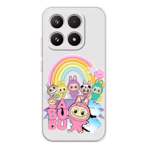 Чохол з принтом «Фон Лабубу» для Xiaomi 17