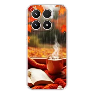 Чохол з унікальним дизайном 'Осінь з кавою' для Xiaomi 17 (Кава і дощ)