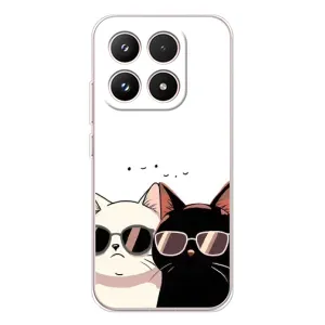 Чехол с рисунком кот на Xiaomi 17 (Коты в очках)