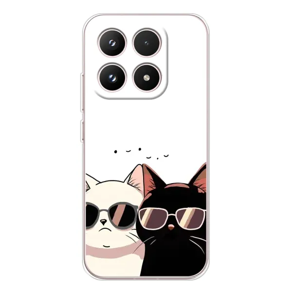 Чехол с принтом «Коты в очках» для Xiaomi 17