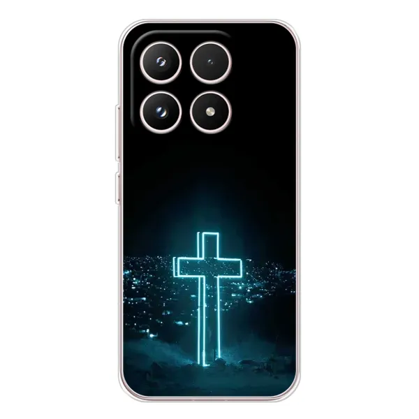 Чохол з принтом «Хрест і місто» для Xiaomi 17 Чохол з принтом «Хрест і місто» для Xiaomi 17