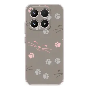 Чехол с рисунком кот на Xiaomi 17 (Лапы и усы)