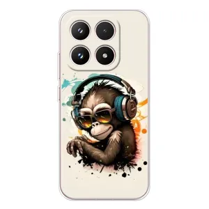 Чохол з Мавпами Xiaomi 17 - (AlphaPrint) (Макака в навушниках)