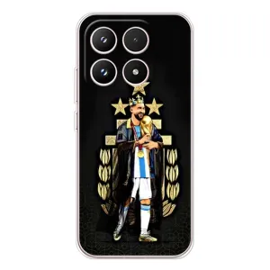 Чехлы для Xiaomi 17 (Leo чемпион) (AlphaPrint) (Месси Король)