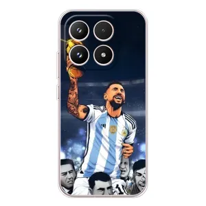 Чехлы для Xiaomi 17 (Leo чемпион) (AlphaPrint) (Месси с кубком)
