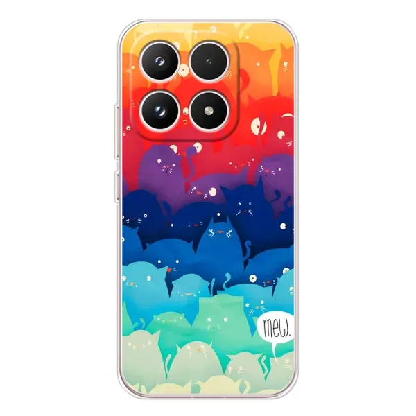 Чехол с принтом «Mew» для Xiaomi 17