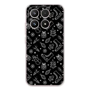 Новогодние, Праздничные Чехлы для Xiaomi 17 - 2024 год (Новогодний фон)