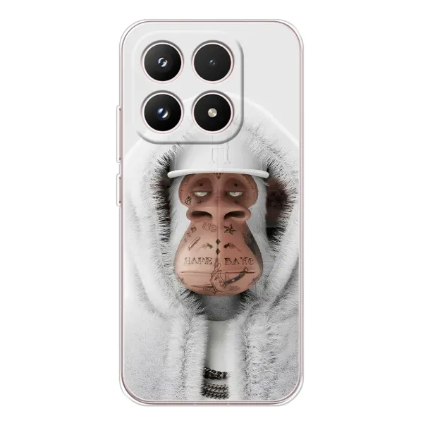 Чехол с принтом «обезьяна NFT в тату» для Xiaomi 17