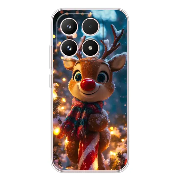 Чехол с принтом «Олень с шарфом» для Xiaomi 17 Чехол с принтом «Олень с шарфом» для Xiaomi 17