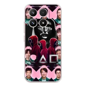 Чохол Гра в кальмара для Xiaomi 17 (Учасники Гра кальмара)