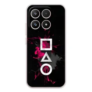 Чохол Гра в кальмара для Xiaomi 17 (Символи Гра кальмара)