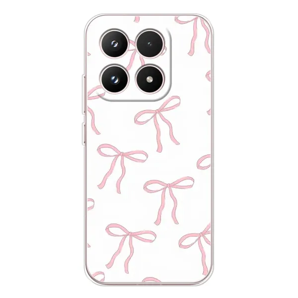 Чохол з принтом «Рожеві бантики» для Xiaomi 17