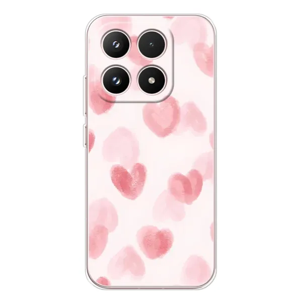 Чехол с принтом «Розовые сердечки» для Xiaomi 17 Чехол с принтом «Розовые сердечки» для Xiaomi 17