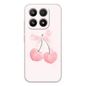 Чохол з розовим принтом для Xiaomi 17 (Рожеві вишні)