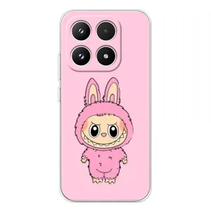 Чохол з Лабубу на Xiaomi 17 (Рожевий Лабубу)