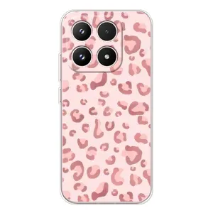 Чохол з розовим принтом для Xiaomi 17 (Рожевий леопард)