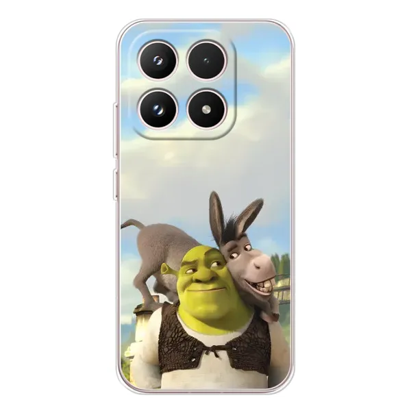 Чехол с принтом «Шрек и Осел» для Xiaomi 17 Чехол с принтом «Шрек и Осел» для Xiaomi 17
