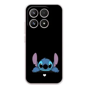Чохол з принтом Стіч на Xiaomi 17 (Стіч на чорному)