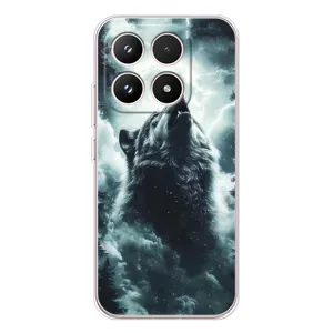 Чехол с картинкой «Хищники» для Xiaomi 17 (Волк в облаках)