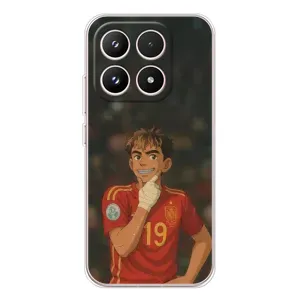 Чехол с футболистом Ламин Ямаль Xiaomi 17 (Ямаль аниме)
