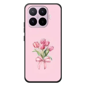 Чохол з розовим принтом для Xiaomi 17T (Букет квітів)