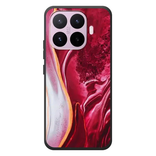 Чохол з принтом «Мрамор червоний» для Xiaomi 17T Чохол з принтом «Мрамор червоний» для Xiaomi 17T