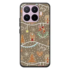 Новорічні, Святкові Чохли для Xiaomi 17T - 2024 год (Новорічні пряники)