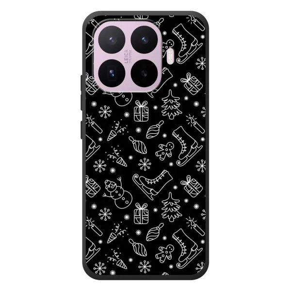 Чехол с принтом «Новогодний фон» для Xiaomi 17T