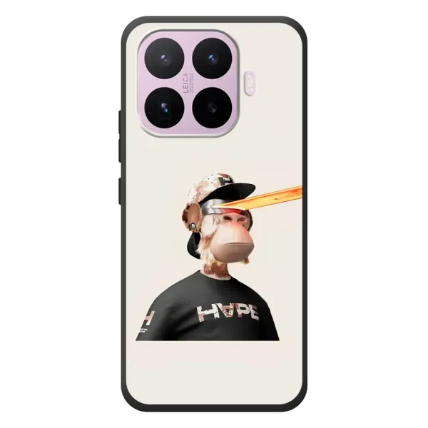 Чехол с принтом «обезьяна NFT в очках» для Xiaomi 17T