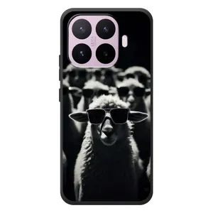 Чохол з принтом стильні тварини для Сяомі 17Т (Овечка в окулярах)