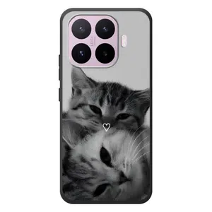 Чехол с рисунком кот на Xiaomi 17T (Пара котов)