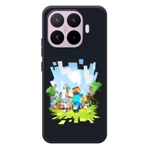 Чехол Майнкрафт на Xiaomi 17T (AlphaPrint) Minecraft (персонажи Minecraft)