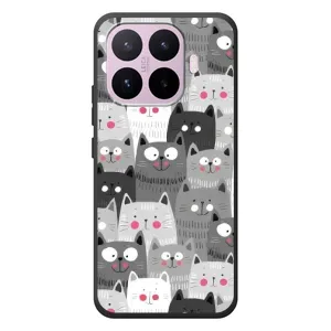 Чехлы с Котиками для Xiaomi 17T (VPrint) (Рисованные котики)