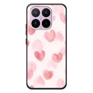 Чохол з розовим принтом для Xiaomi 17T (Рожеві сердечки)