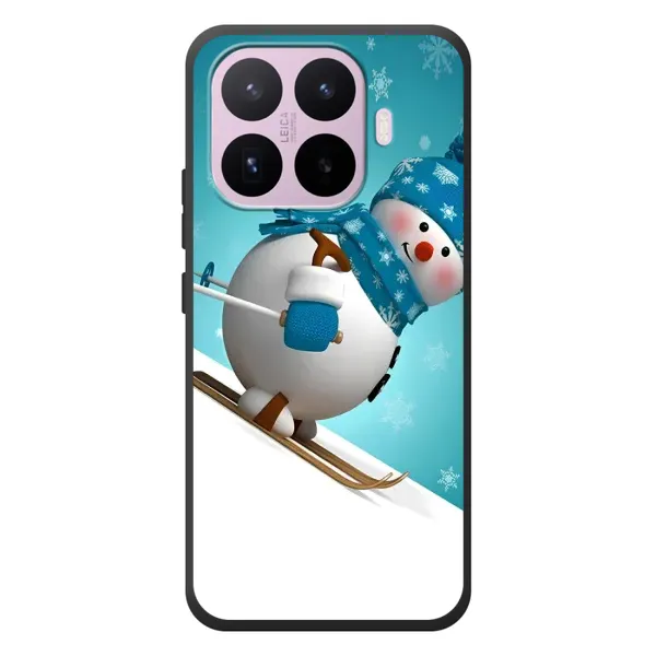 Чохол з принтом «Сніговик на лижах» для Xiaomi 17T Чохол з принтом «Сніговик на лижах» для Xiaomi 17T