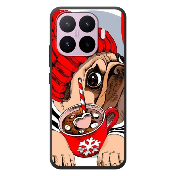 Чохол з принтом «Песик в шапці» для Xiaomi 17T Чохол з принтом «Песик в шапці» для Xiaomi 17T
