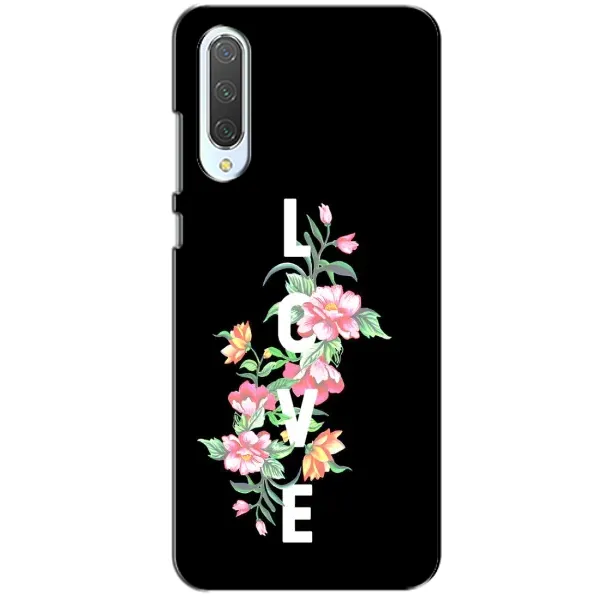 Чехол с принтом «Цветы LOVE» для Xiaomi CC9 Чехол с принтом «Цветы LOVE» для Xiaomi CC9