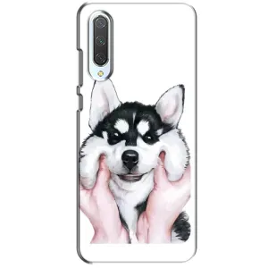 Чехлы с собаками для Xiaomi CC9 (VPrint) (Довольный Хаски)