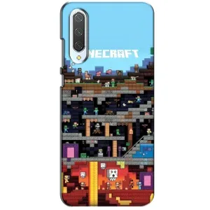 Чохол Майнкрафт на Xiaomi CC9 (AlphaPrint) Minecraft (фон Minecraft)
