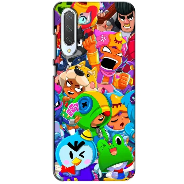 Чехол с принтом «герои Бравл Старс» для Xiaomi CC9