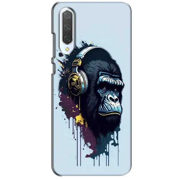 Чехол с принтом «Горилла в наушниках» для Xiaomi CC9 Чехол с принтом «Горилла в наушниках» для Xiaomi CC9