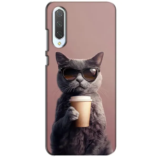 Чехол с принтом «Кот с кофе» для Xiaomi CC9 Чехол с принтом «Кот с кофе» для Xiaomi CC9