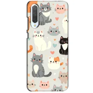 Чехол с рисунком кот на Xiaomi CC9 (Коллаж котов)