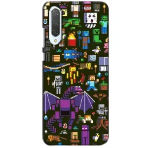 Чохол Майнкрафт на Xiaomi CC9 (AlphaPrint) Minecraft (Колаж Майнкрафт)