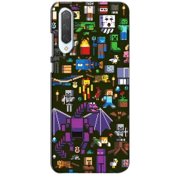 Чехол с принтом «Коллаж Майнкрафт» для Xiaomi CC9