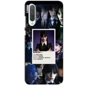 Чехлы Венсдей на Xiaomi CC9 Уэнсдей (AlphaPrint) (коллаж Уэнздей)