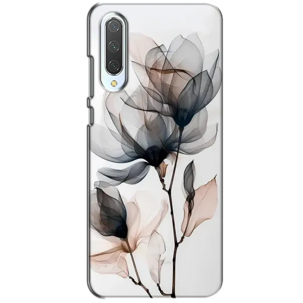 Чехол с принтом «Цветы на белом» для Xiaomi CC9